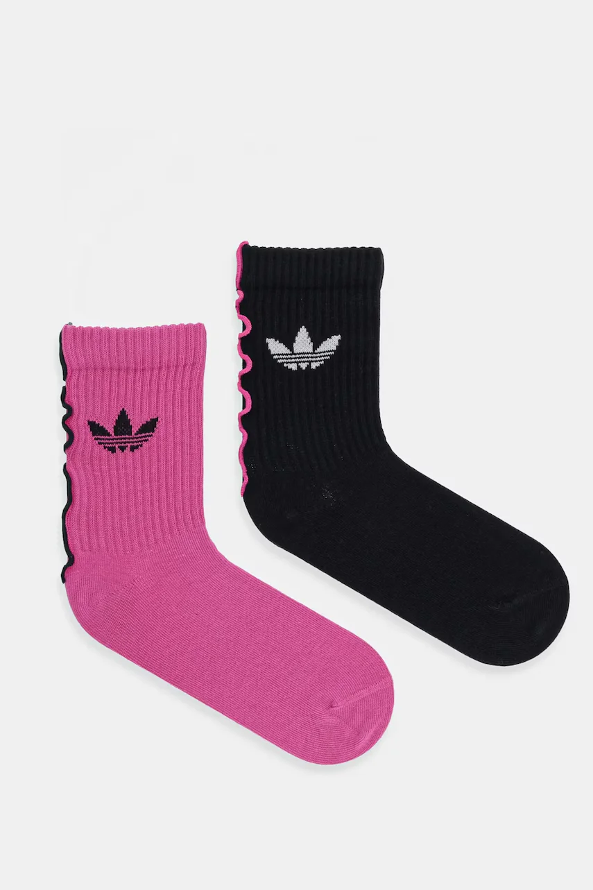 adidas Originals Чорапи Ruffle Crew (2 чифта)