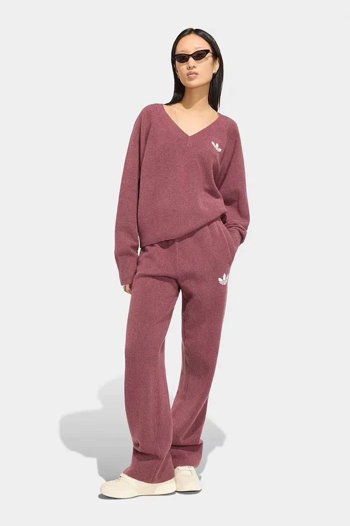 adidas Originals дамски Essentials Knit розов със стандартна талия IA4436