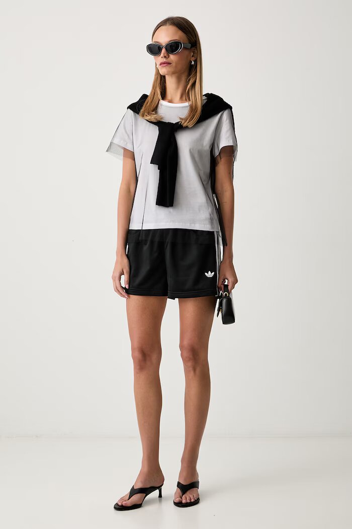 adidas Originals дамски Pleated Spacer черни със стандартна талия LG4323