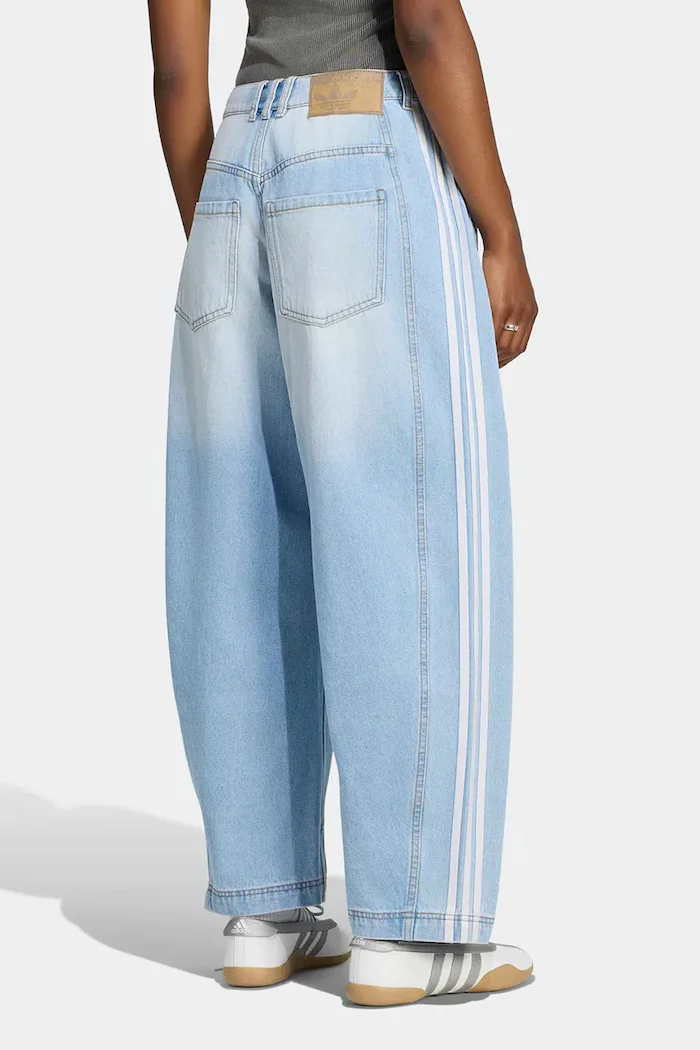 adidas Originals дънки barrel дамски сини LE5888