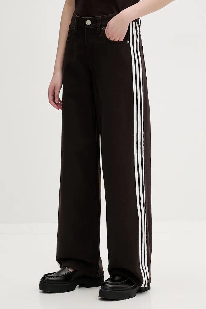 adidas Originals дънки дамски Firebird кафяви KD2934