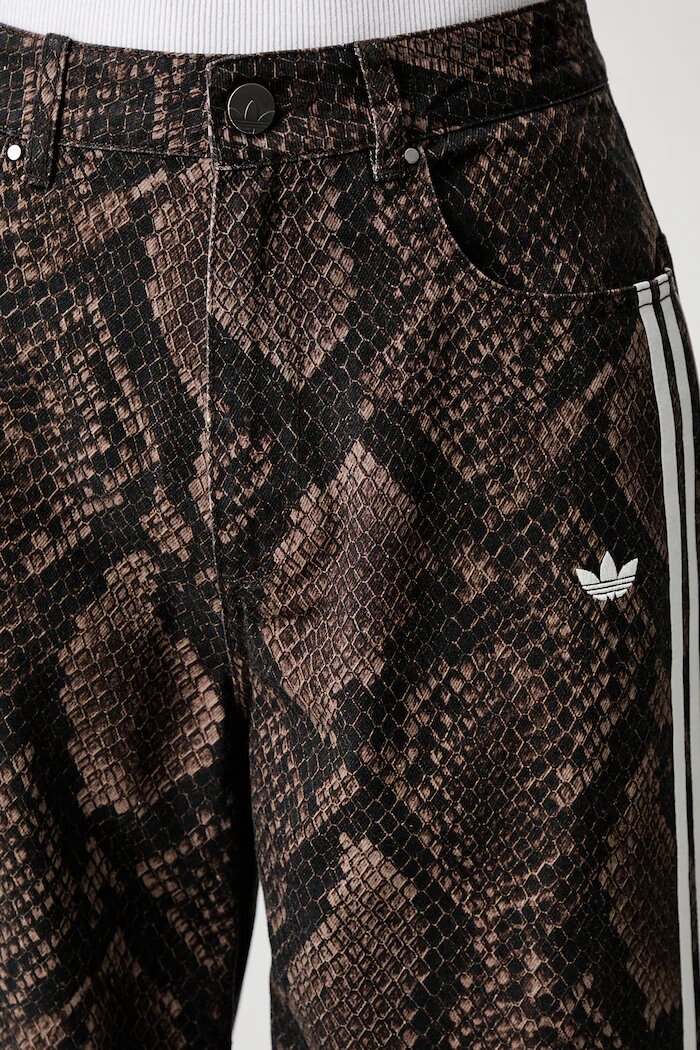 adidas Originals дънки дамски кафяви KY0631