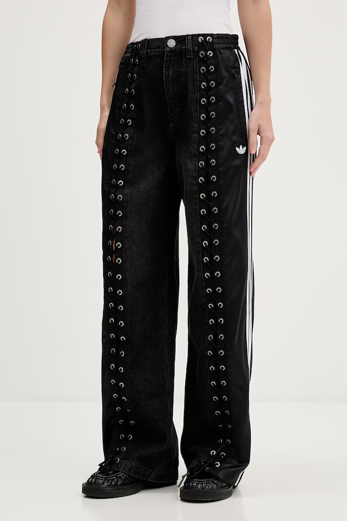 adidas Originals Дънки прави дамски черни KS3878