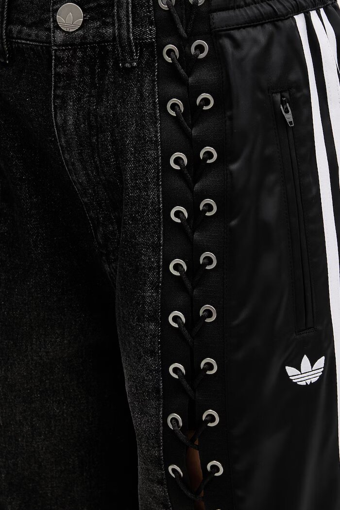 adidas Originals Дънки прави дамски черни KS3878