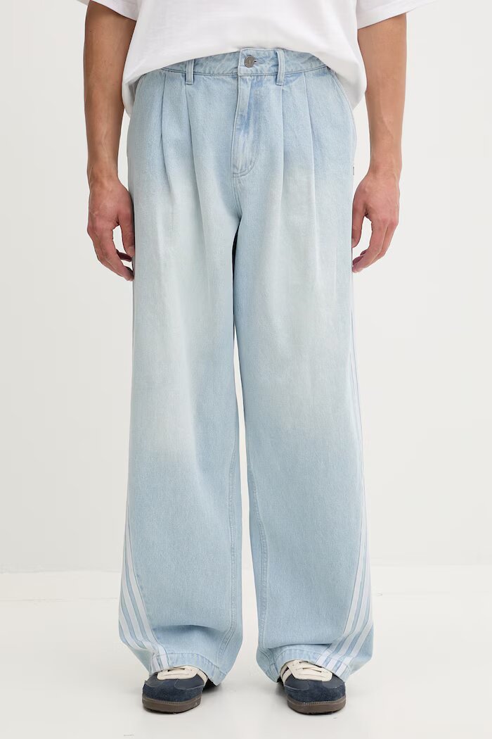adidas Originals дънки relaxed fit мъжки Adilenium Season 5 сини KX4822
