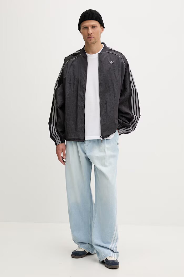 adidas Originals дънки relaxed fit мъжки Adilenium Season 5 сини KX4822