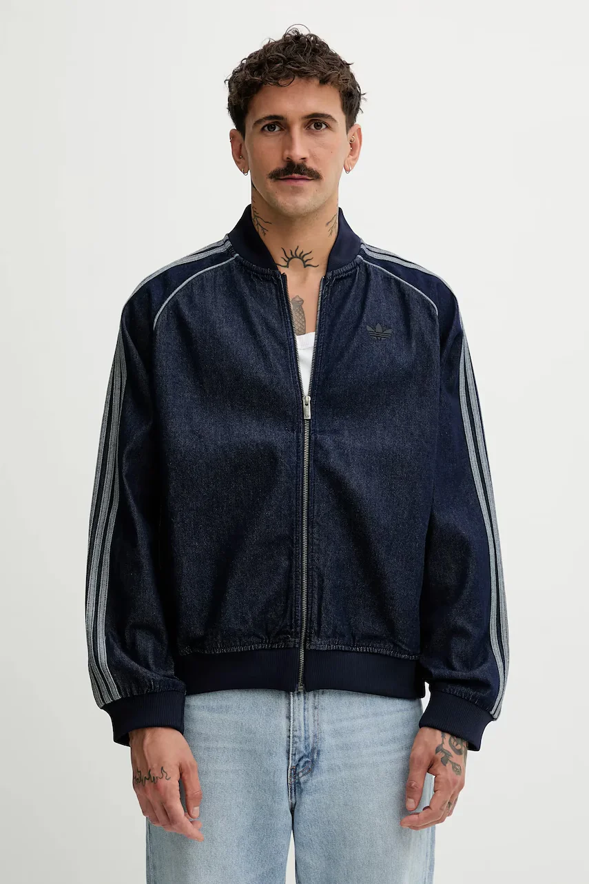 adidas Originals Дънков суичър Adicolor loose SST