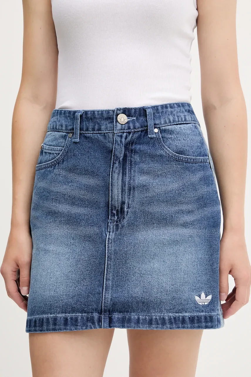 adidas Originals Дънкова пола Denim Mini Skt
