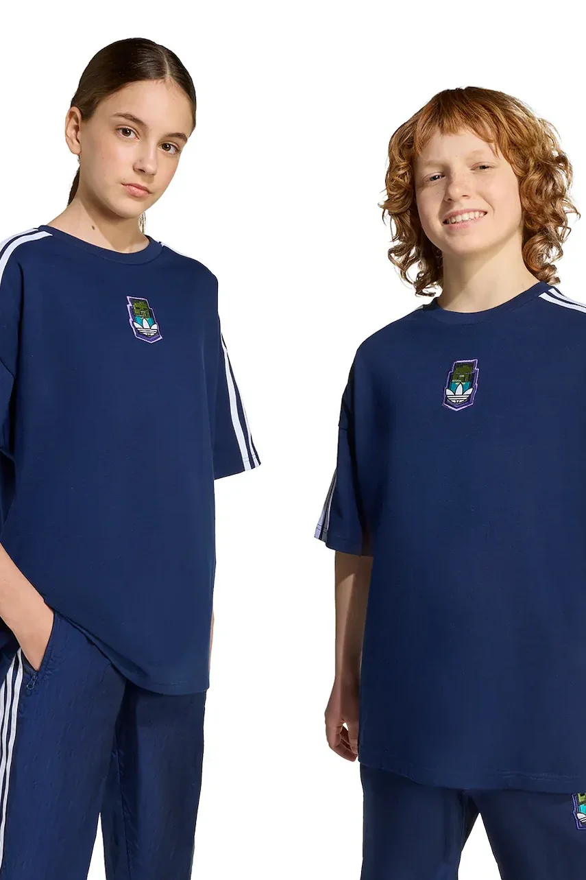 adidas Originals Детска памучна тениска MINECRAFT