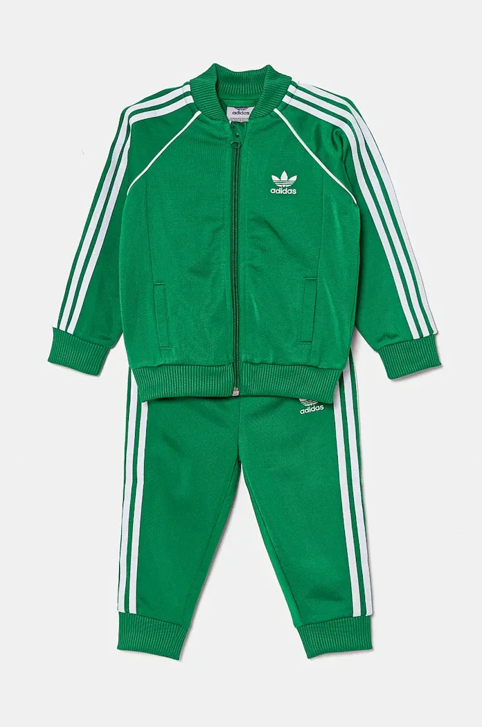 adidas Originals Детски анцуг SST TRACKSUIT в зелено IX5176