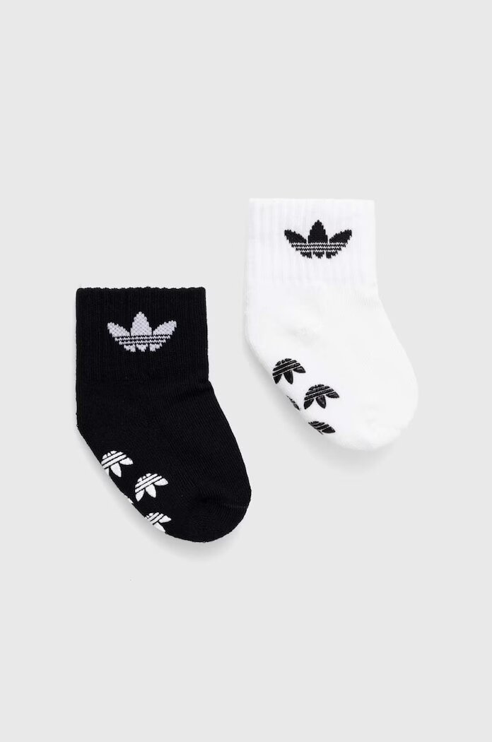 adidas Originals Детски чорапи (2 броя) в черно