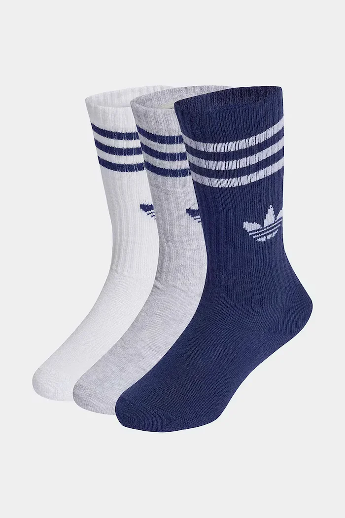 adidas Originals Детски чорапи с памук (6 чифта) в тъмносиньо KD8423