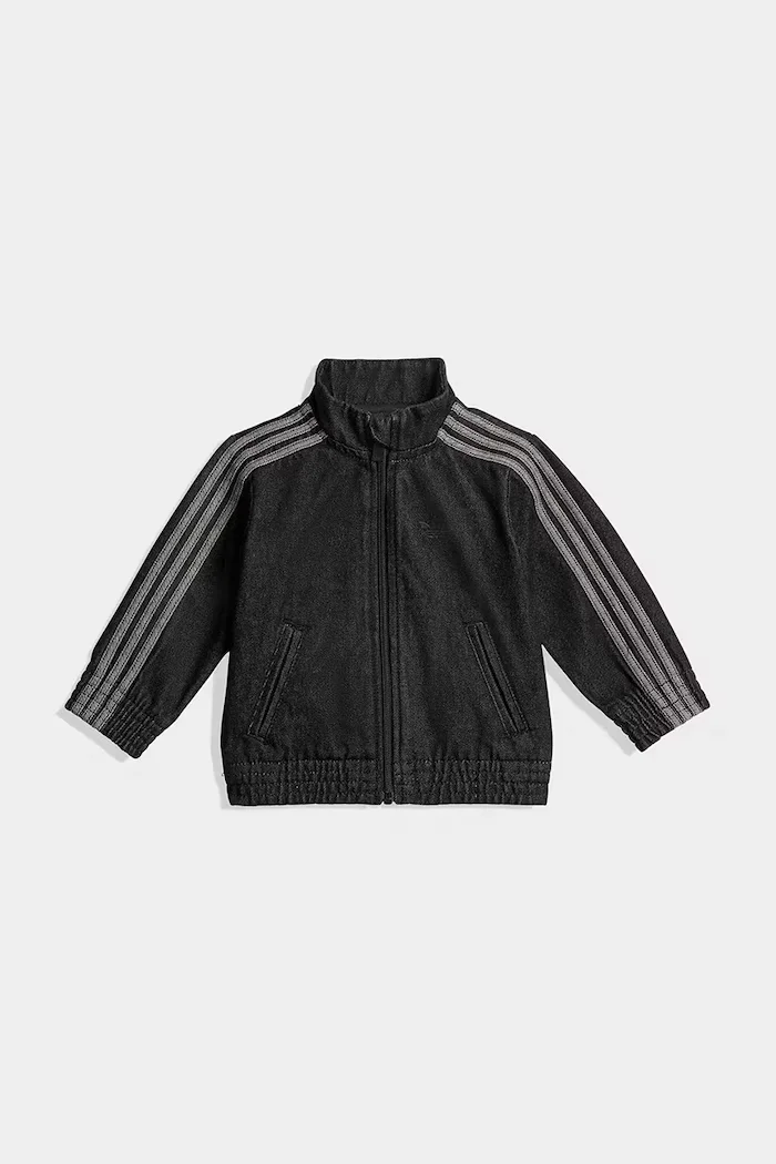 adidas Originals Детски дънков суичър в черно с апликация KD3188