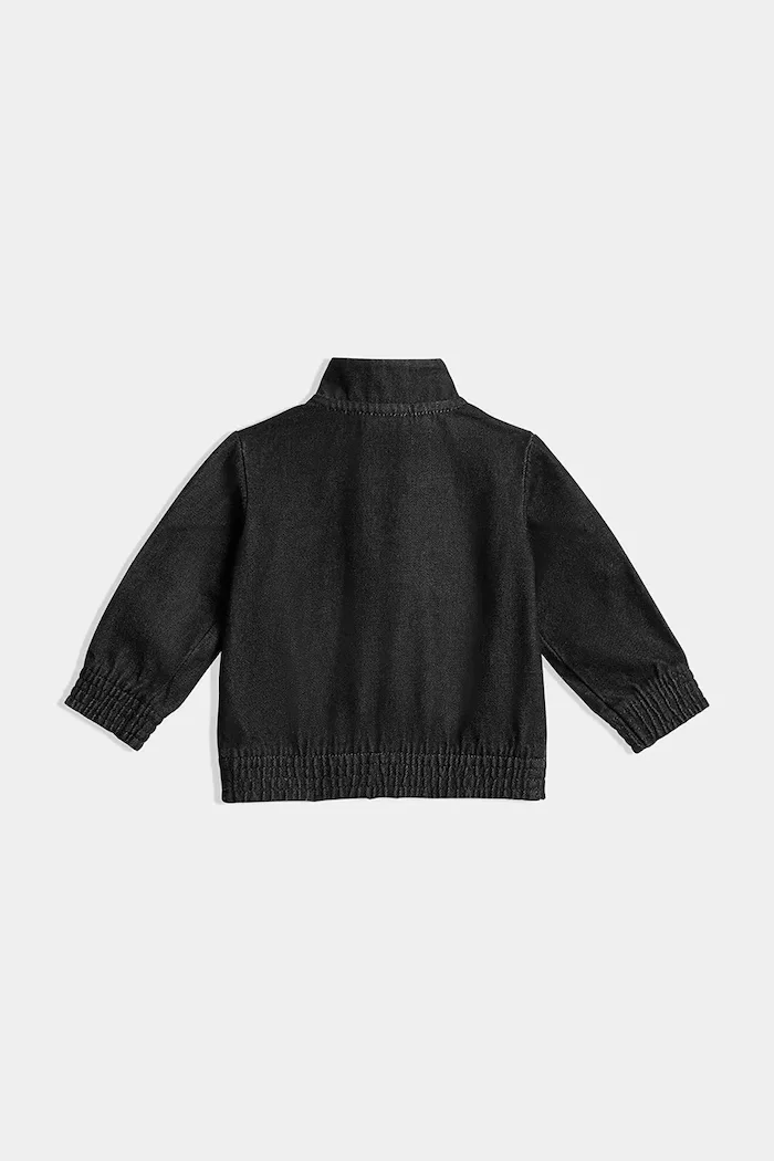 adidas Originals Детски дънков суичър в черно с апликация KD3188
