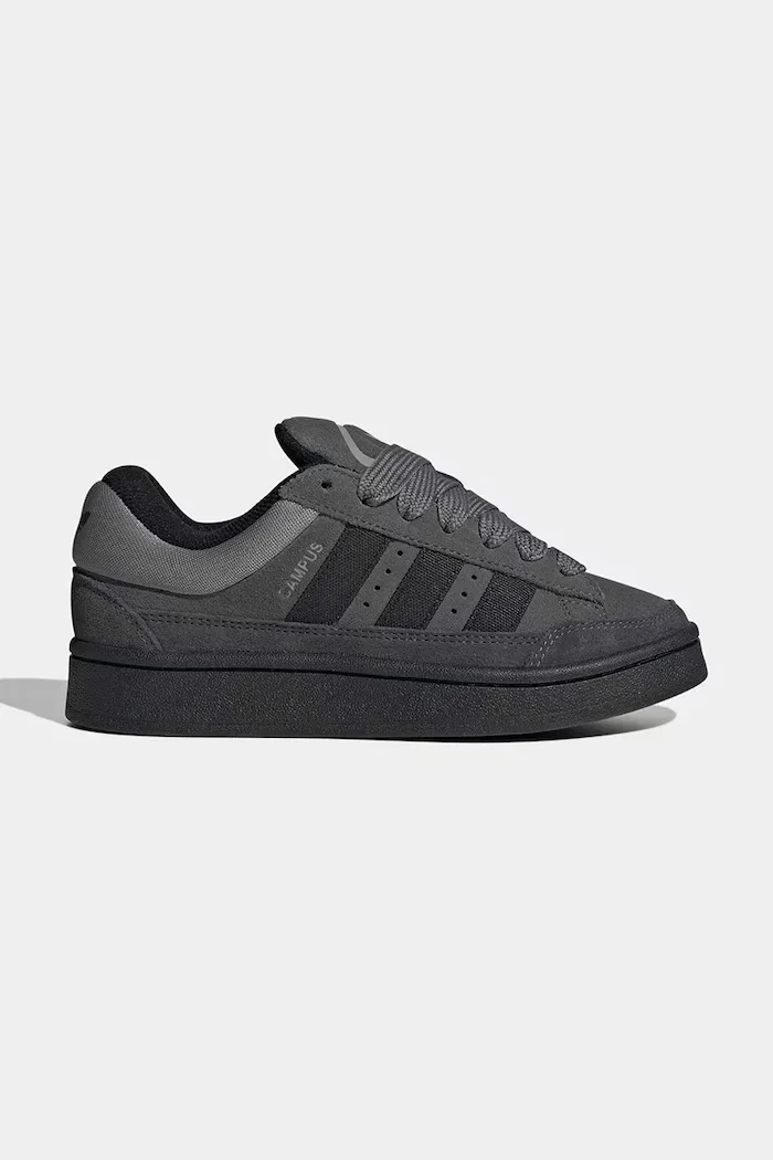adidas Originals Детски кожени маратонки CAMPUS ST в черно KI8729