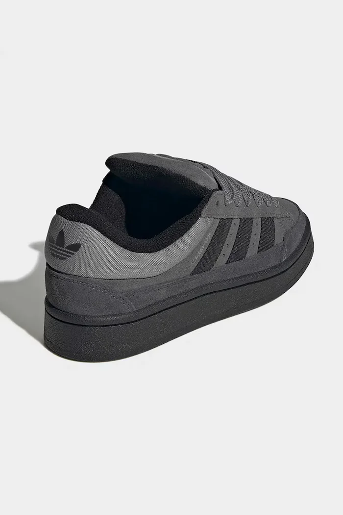 adidas Originals Детски кожени маратонки CAMPUS ST в черно KI8729
