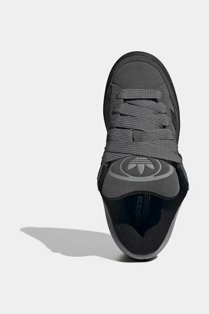 adidas Originals Детски кожени маратонки CAMPUS ST в черно KI8729