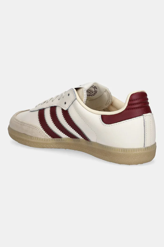 adidas Originals Детски кожени маратонки SAMBA OG в бежово JQ8554