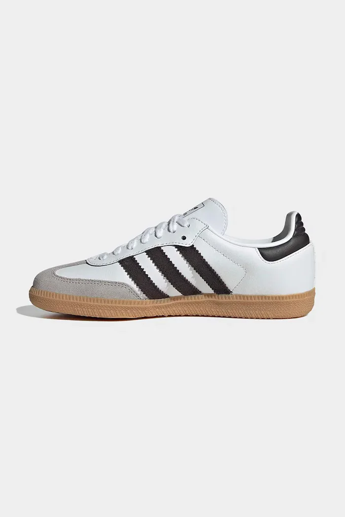 adidas Originals Детски кожени маратонки SAMBA OG в бяло JQ2020