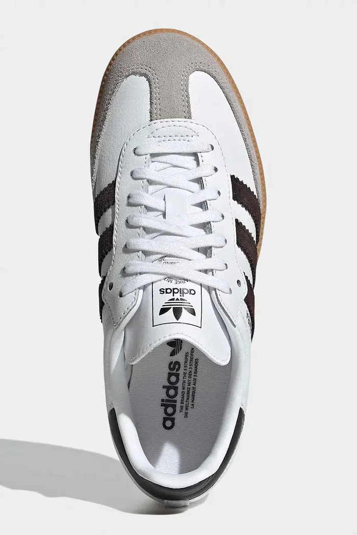adidas Originals Детски кожени маратонки SAMBA OG в бяло JQ2020