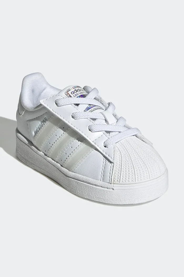 adidas Originals Детски маратонки SUPERSTAR LED LIGHTS в бяло JQ6418