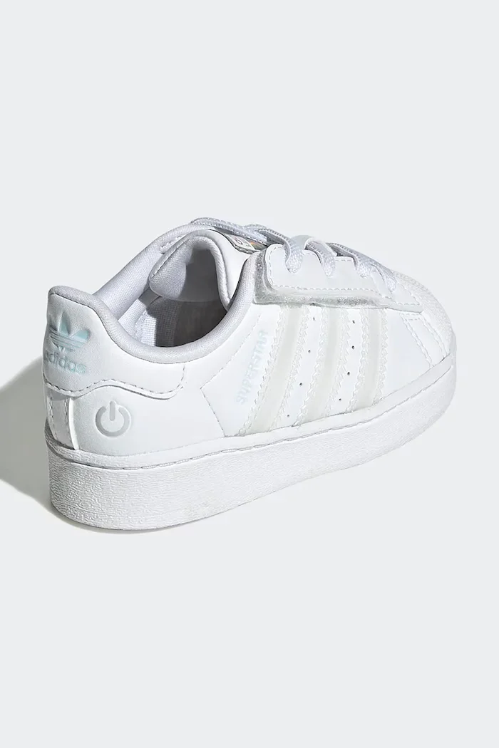 adidas Originals Детски маратонки SUPERSTAR LED LIGHTS в бяло JQ6418