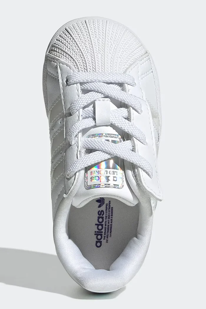 adidas Originals Детски маратонки SUPERSTAR LED LIGHTS в бяло JQ6418