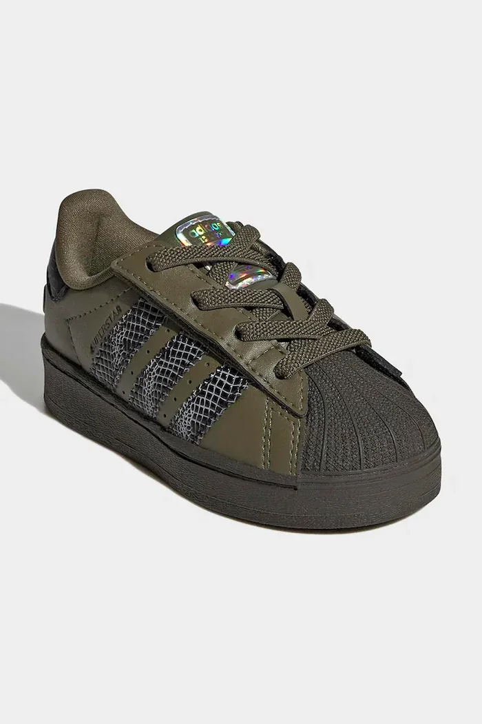adidas Originals Детски маратонки SUPERSTAR LED LIGHTS в зелено IH6391
