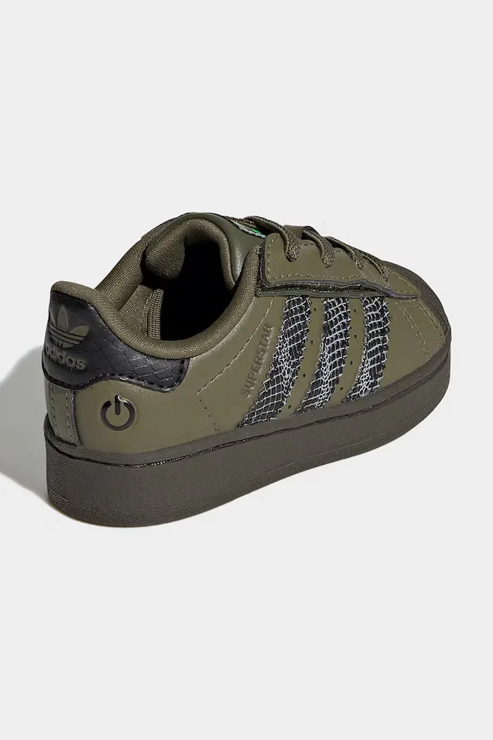 adidas Originals Детски маратонки SUPERSTAR LED LIGHTS в зелено IH6391
