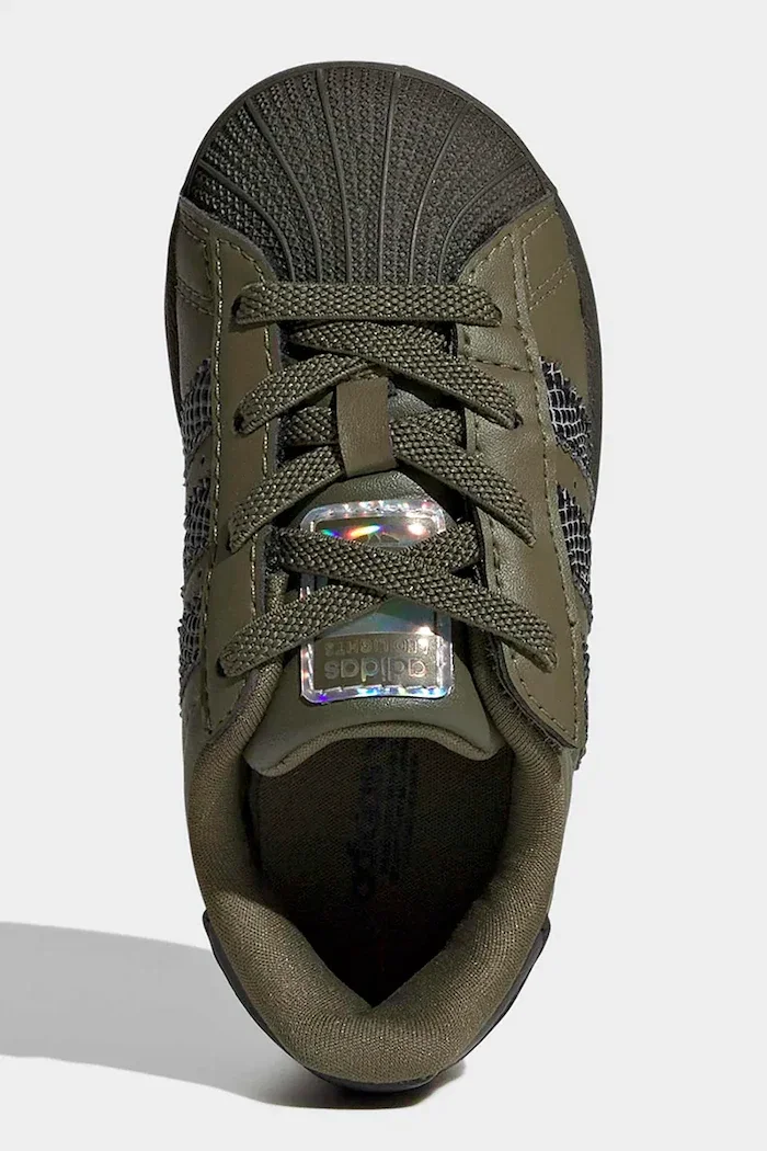 adidas Originals Детски маратонки SUPERSTAR LED LIGHTS в зелено IH6391