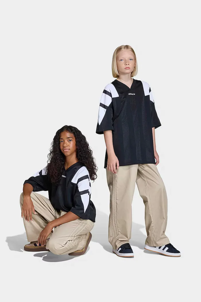 adidas Originals Детски панталон в бежово с изчистен дизайн KC8673