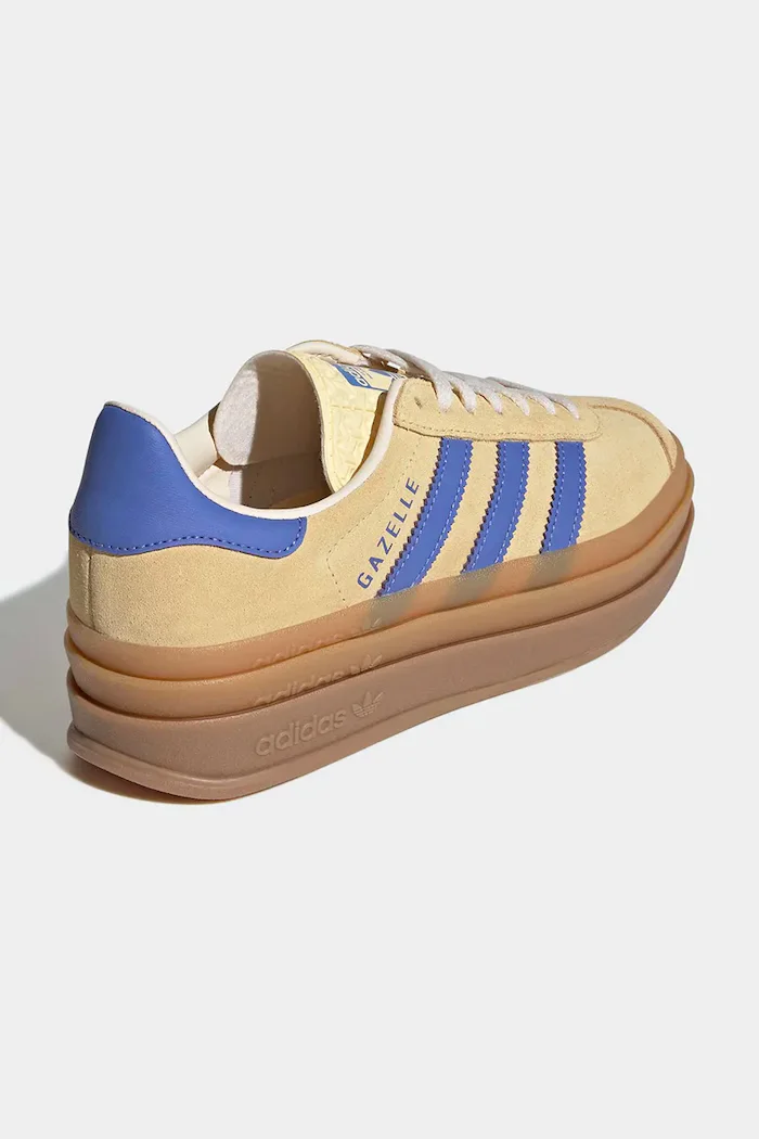 adidas Originals Детски велурени маратонки GAZELLE BOLD в бежово IH6457