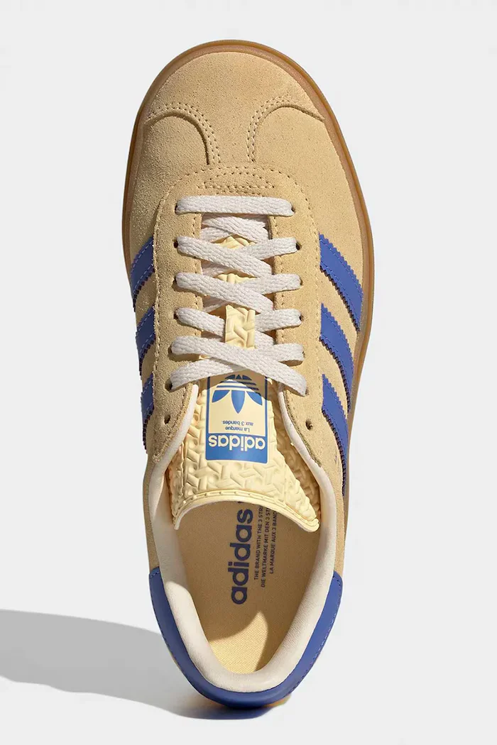 adidas Originals Детски велурени маратонки GAZELLE BOLD в бежово IH6457