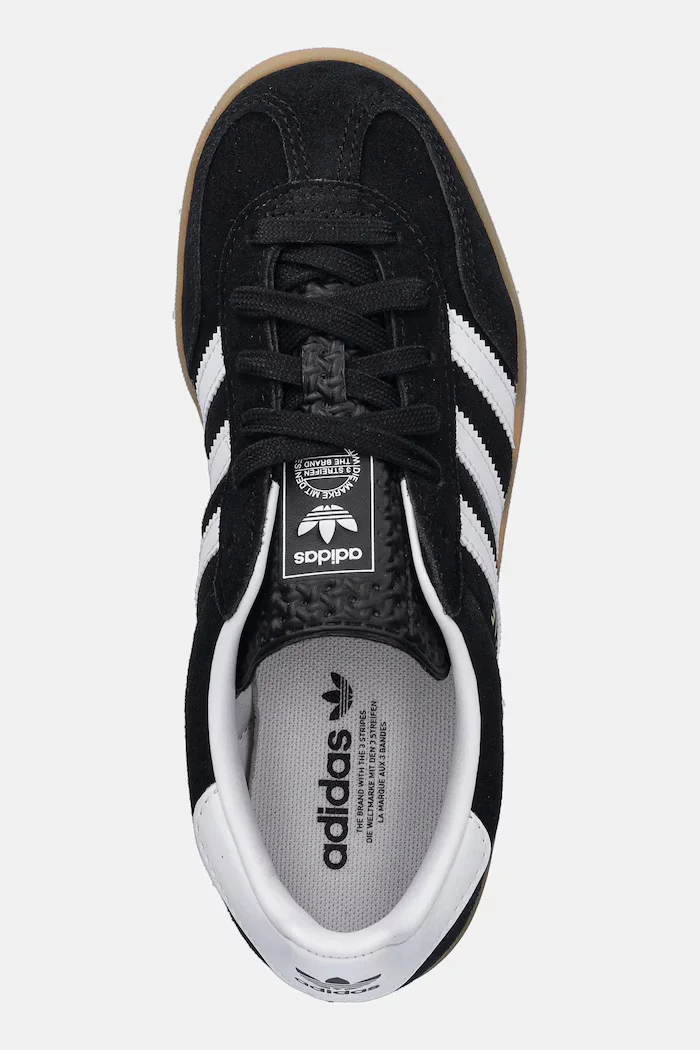 adidas Originals Детски велурени маратонки GAZELLE INDOOR в черно JQ8701