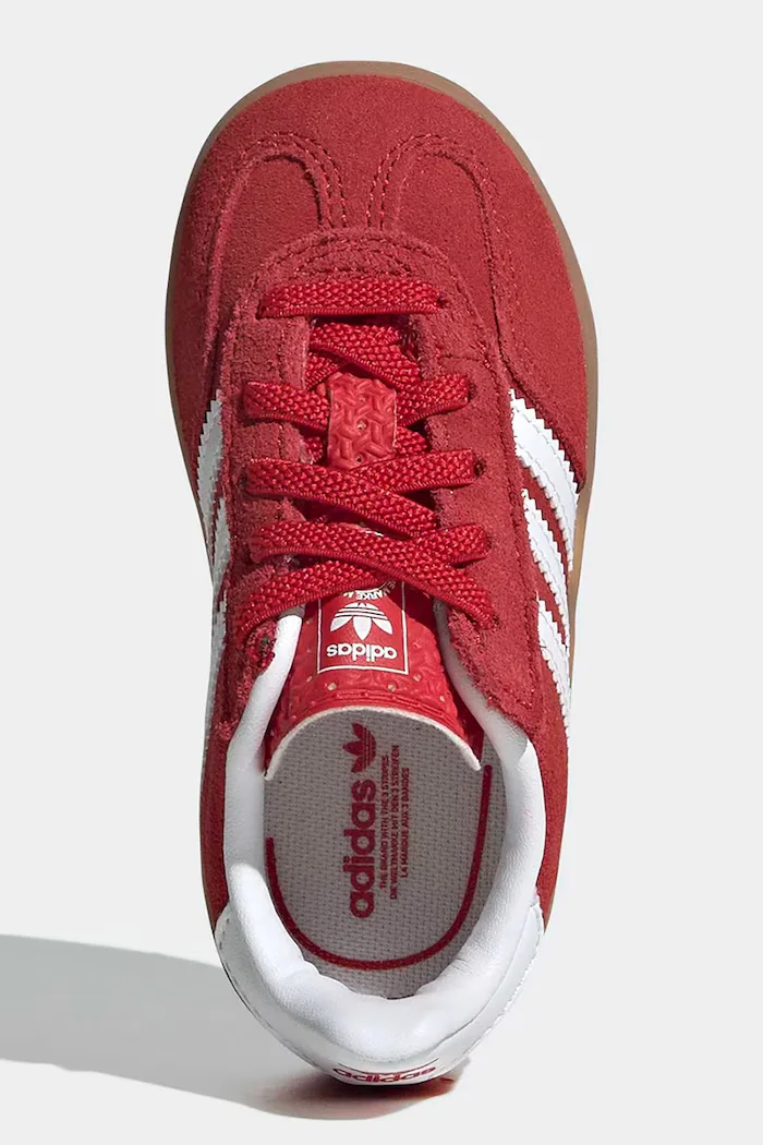 adidas Originals Детски велурени маратонки GAZELLE INDOOR в червено IH9132