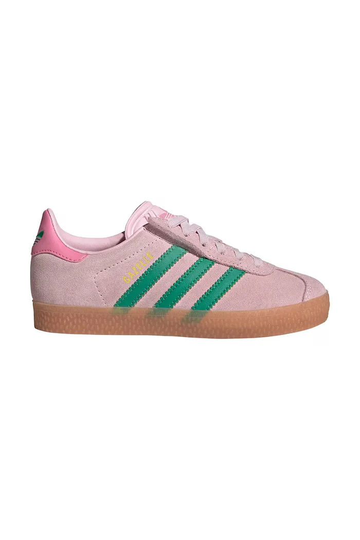 adidas Originals Детски велурени маратонки GAZELLE в розово JQ7837