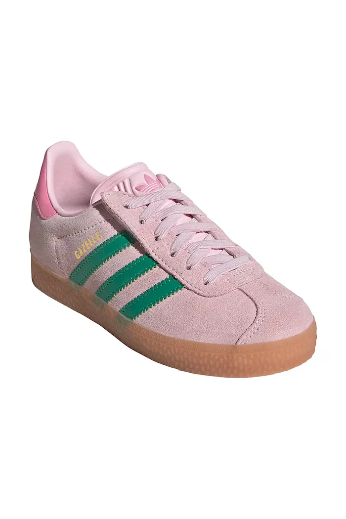 adidas Originals Детски велурени маратонки GAZELLE в розово JQ7837