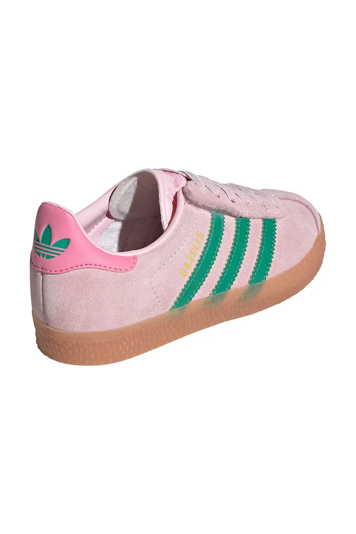 adidas Originals Детски велурени маратонки GAZELLE в розово JQ7837