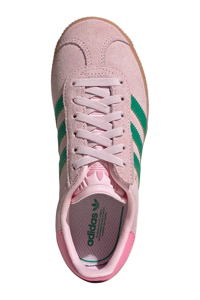 adidas Originals Детски велурени маратонки GAZELLE в розово JQ7837