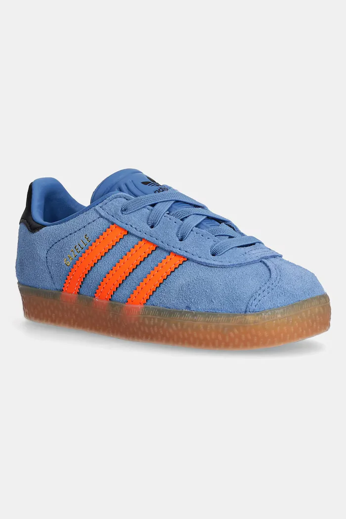 adidas Originals Детски велурени маратонки GAZELLE в синьо JP7134