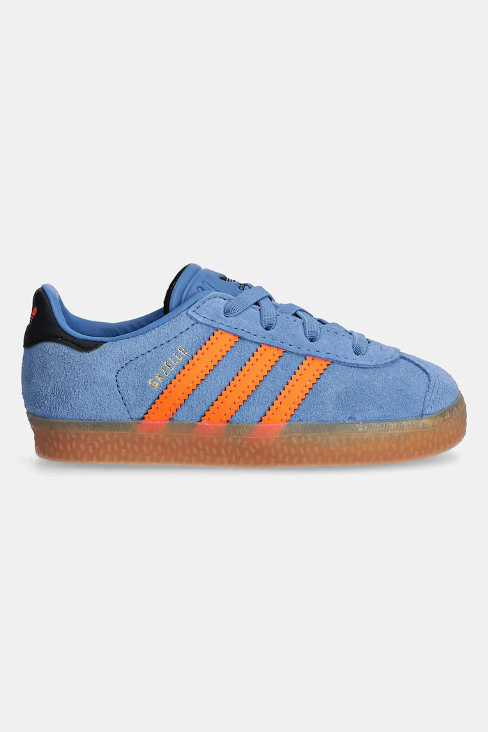 adidas Originals Детски велурени маратонки GAZELLE в синьо JP7134