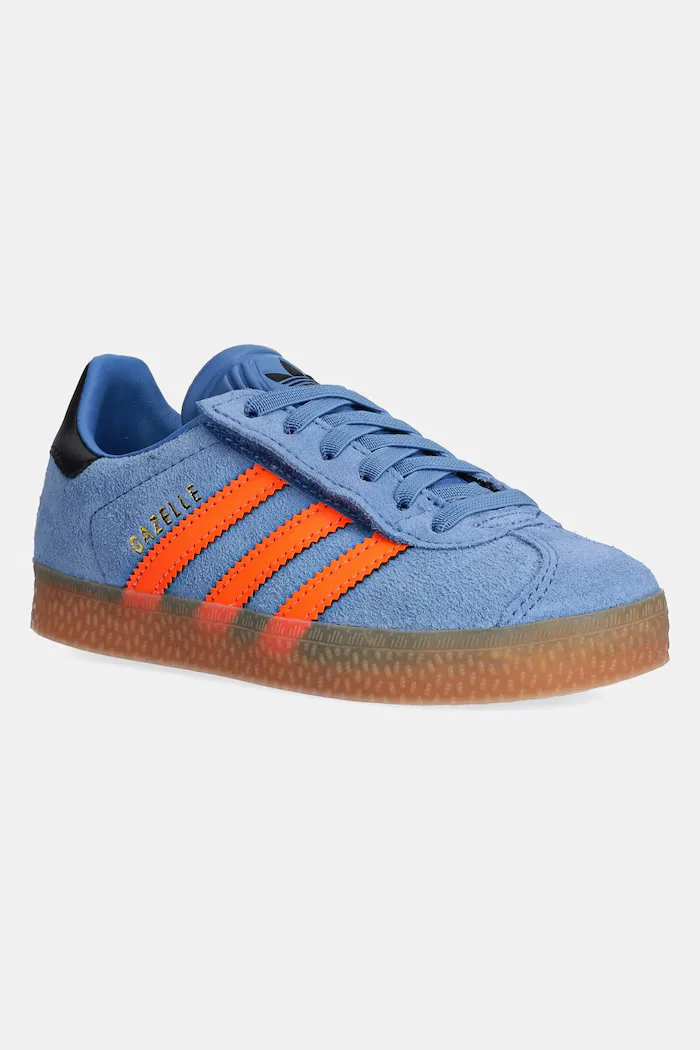 adidas Originals Детски велурени маратонки GAZELLE в синьо JQ7836