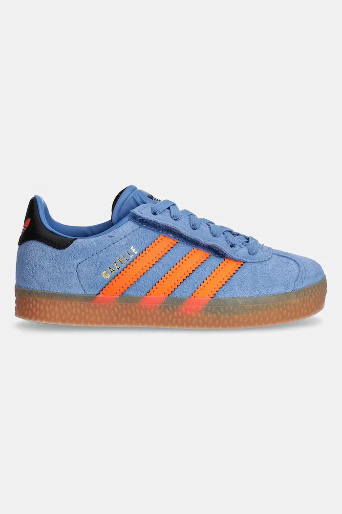 adidas Originals Детски велурени маратонки GAZELLE в синьо JQ7836