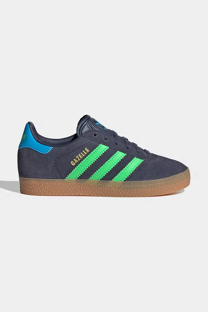 adidas Originals Детски велурени маратонки GAZELLE в сиво IH6471