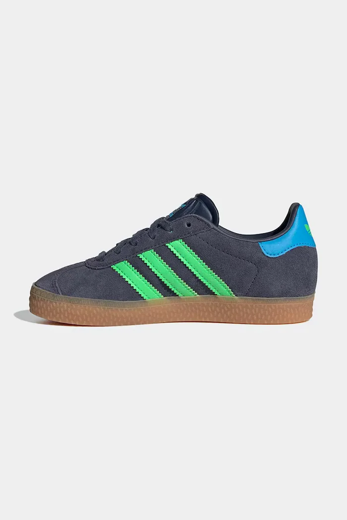 adidas Originals Детски велурени маратонки GAZELLE в сиво IH6471