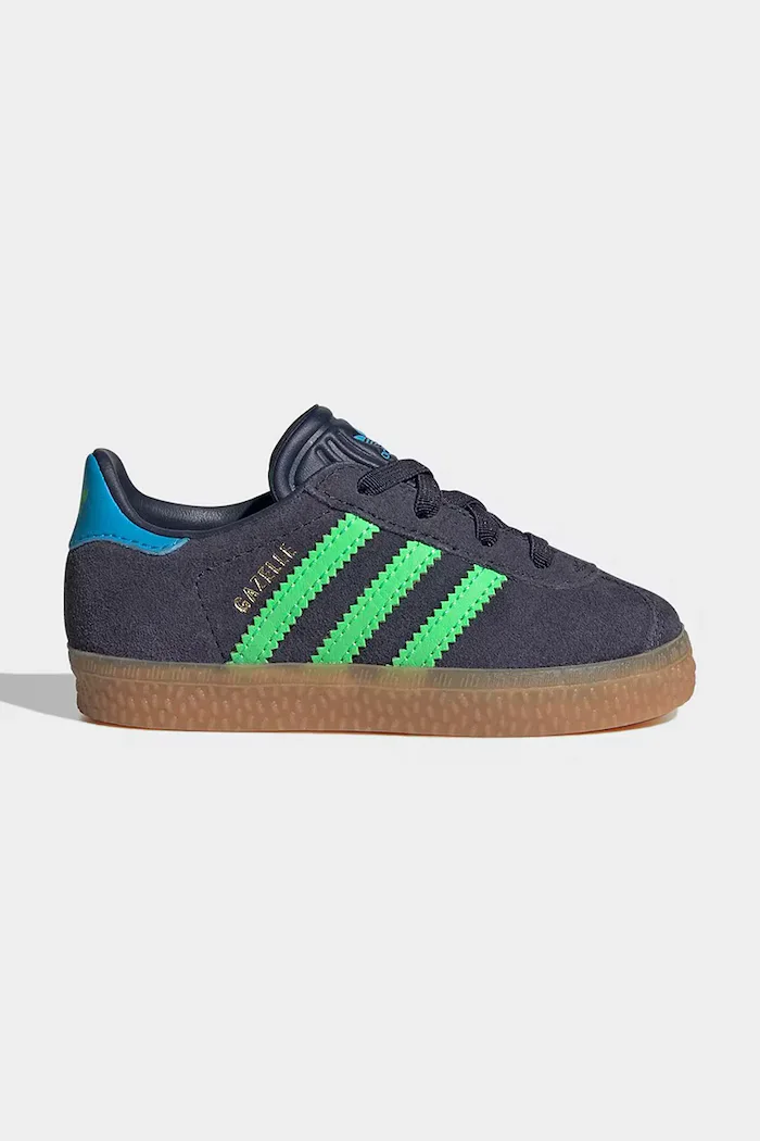 adidas Originals Детски велурени маратонки GAZELLE в сиво IH6476