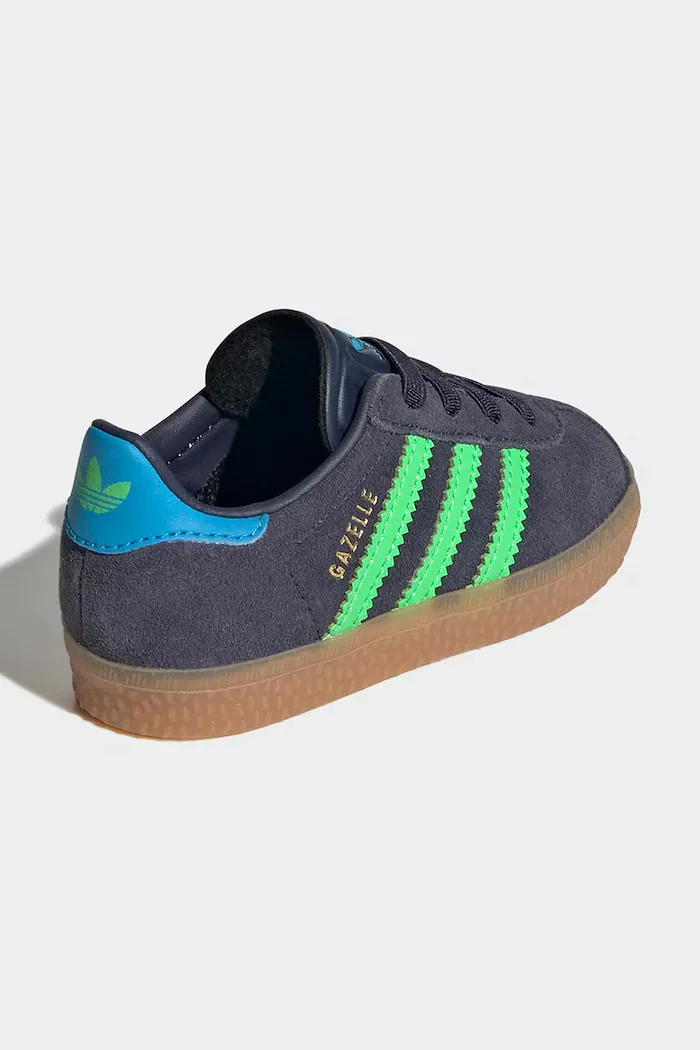 adidas Originals Детски велурени маратонки GAZELLE в сиво IH6476