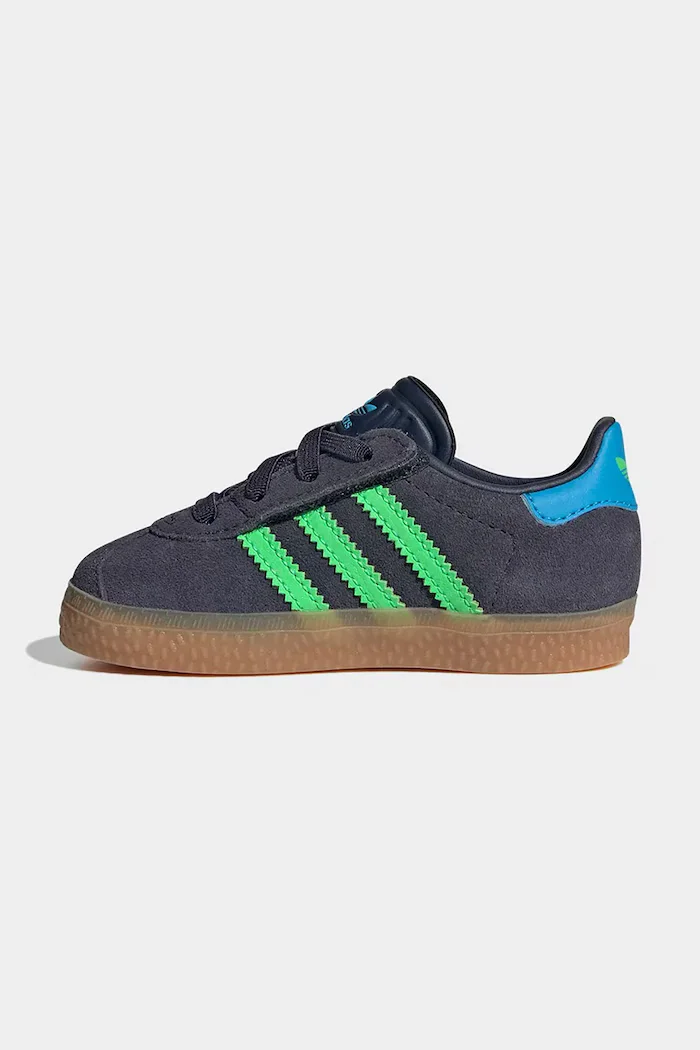 adidas Originals Детски велурени маратонки GAZELLE в сиво IH6476