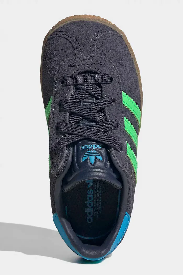adidas Originals Детски велурени маратонки GAZELLE в сиво IH6476
