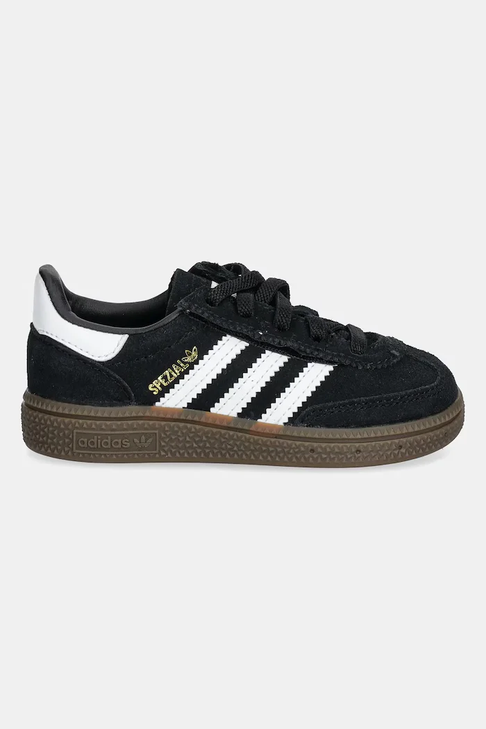 adidas Originals Детски велурени маратонки HANDBALL SPEZIAL в черно JI2898